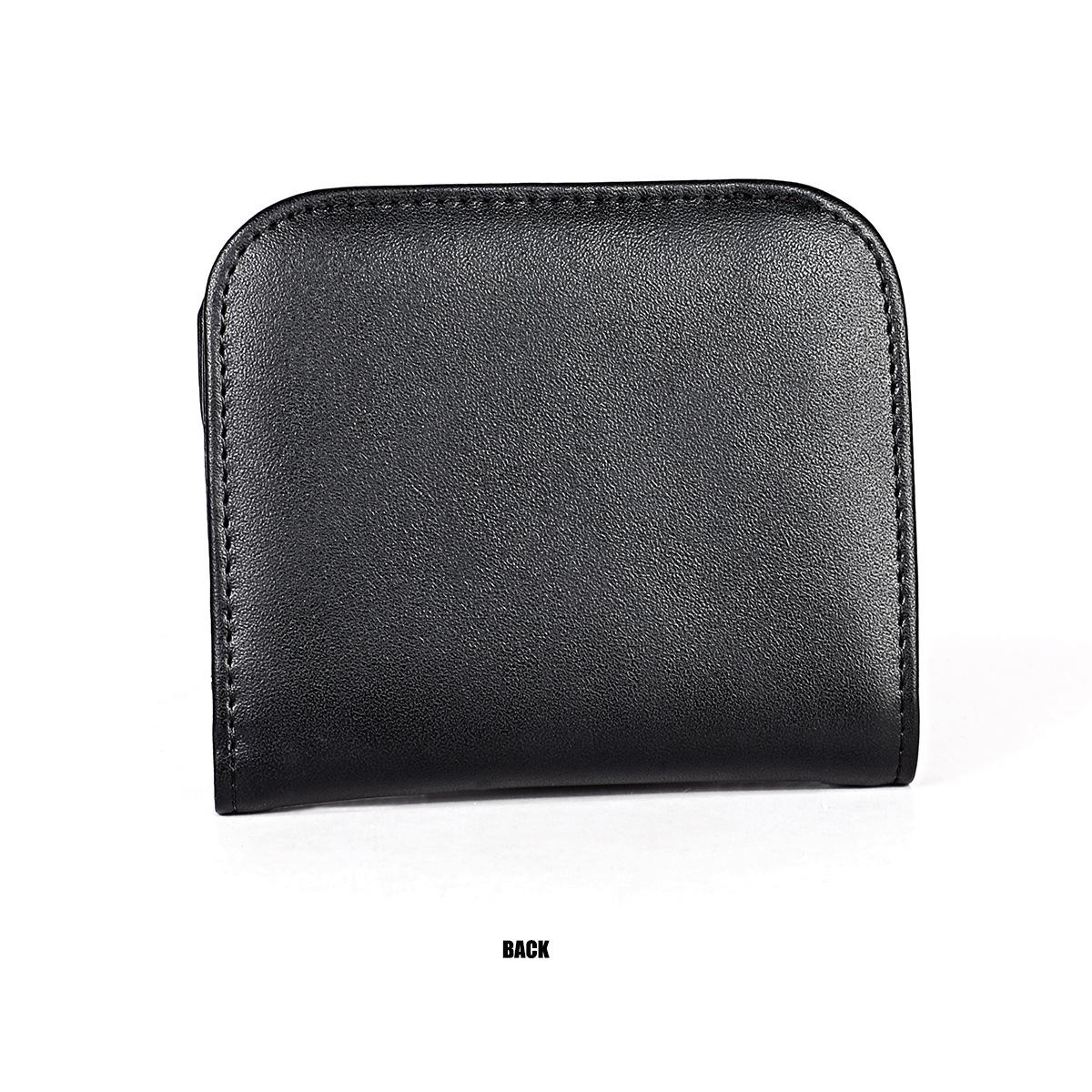 Women Leather Rfid Blocking Coin Purse - Compact Design - Purple 10