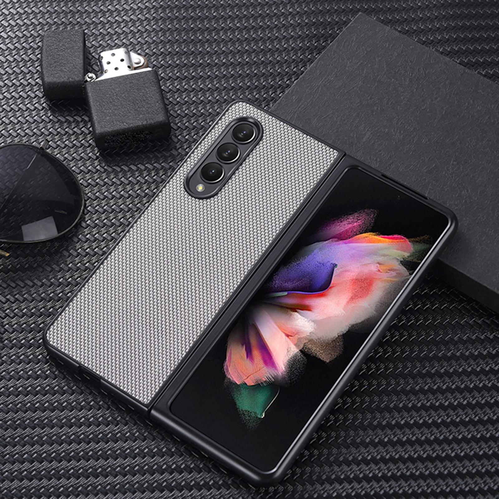For Samsung Galaxy Z Fold4 5G Shockproof Nylon Phone Case - Black 10