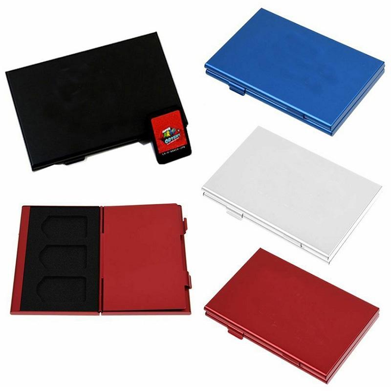 Nintendo Switch Game Card Organizer - Aluminum - Silver Gray 3