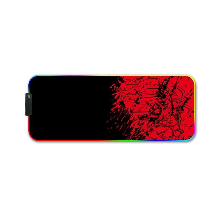 Rubber Thermal Transfer Rgb Luminous Non-Slip Mouse Pad - Ice Lend 3