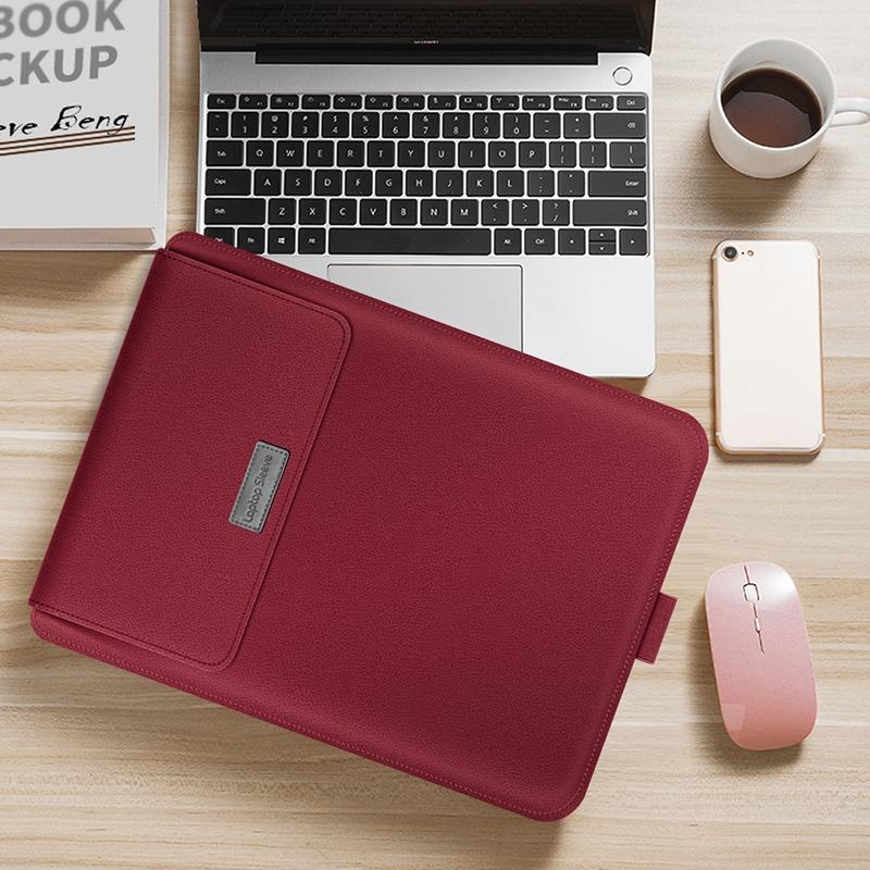4-in-1 Computer Bracket Liner Bag - 13 / 14 Inch Storage Bag - Red 12