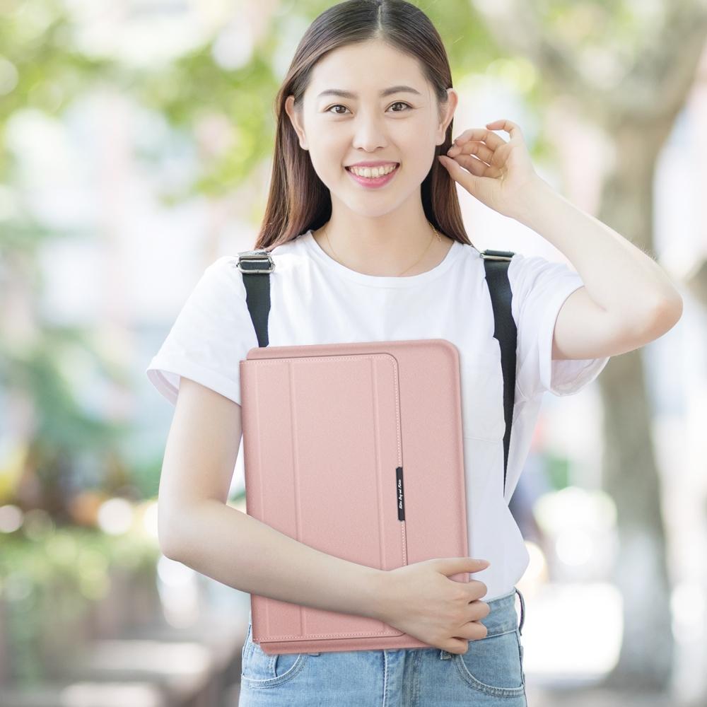Waterproof 4-In-1 Laptop Holder With Wrist Protection - Fits 13 / 14 Inch - Rose Gold 8