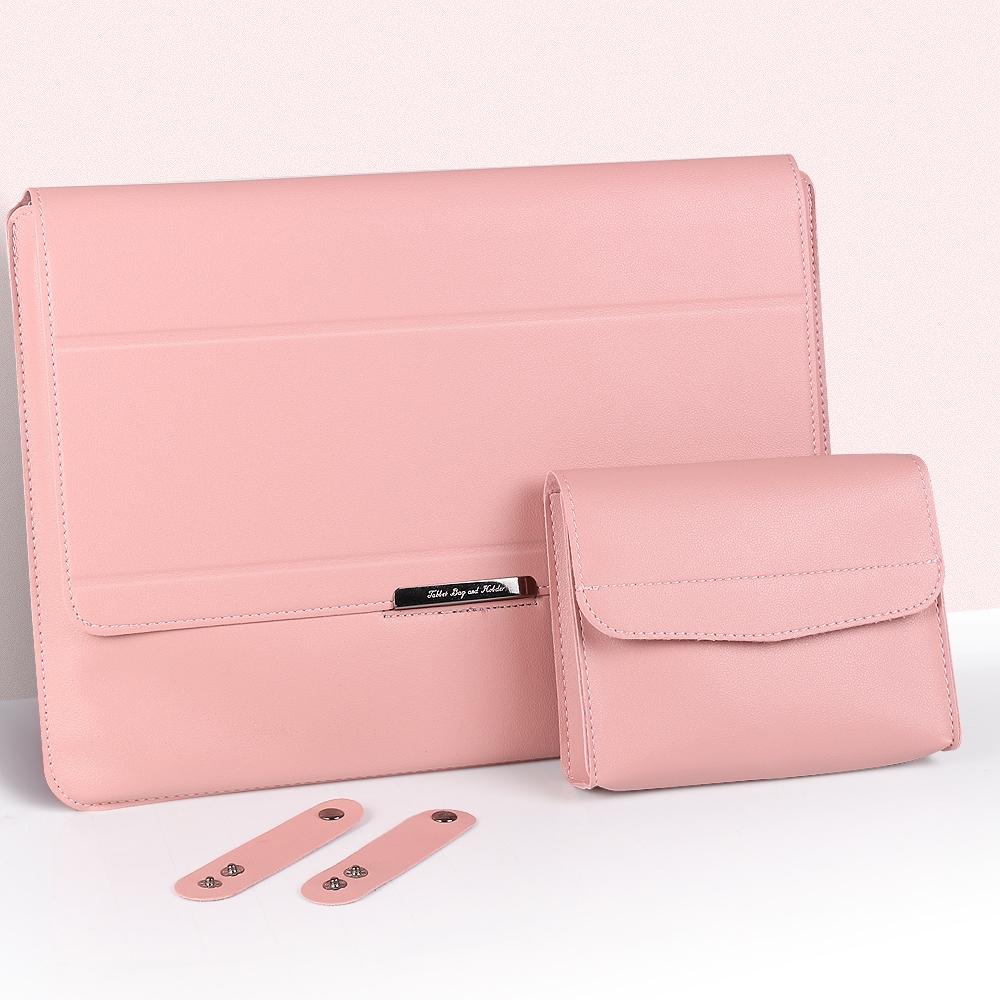Waterproof 4-In-1 Laptop Holder With Wrist Protection - Fits 13 / 14 Inch - Rose Gold 12