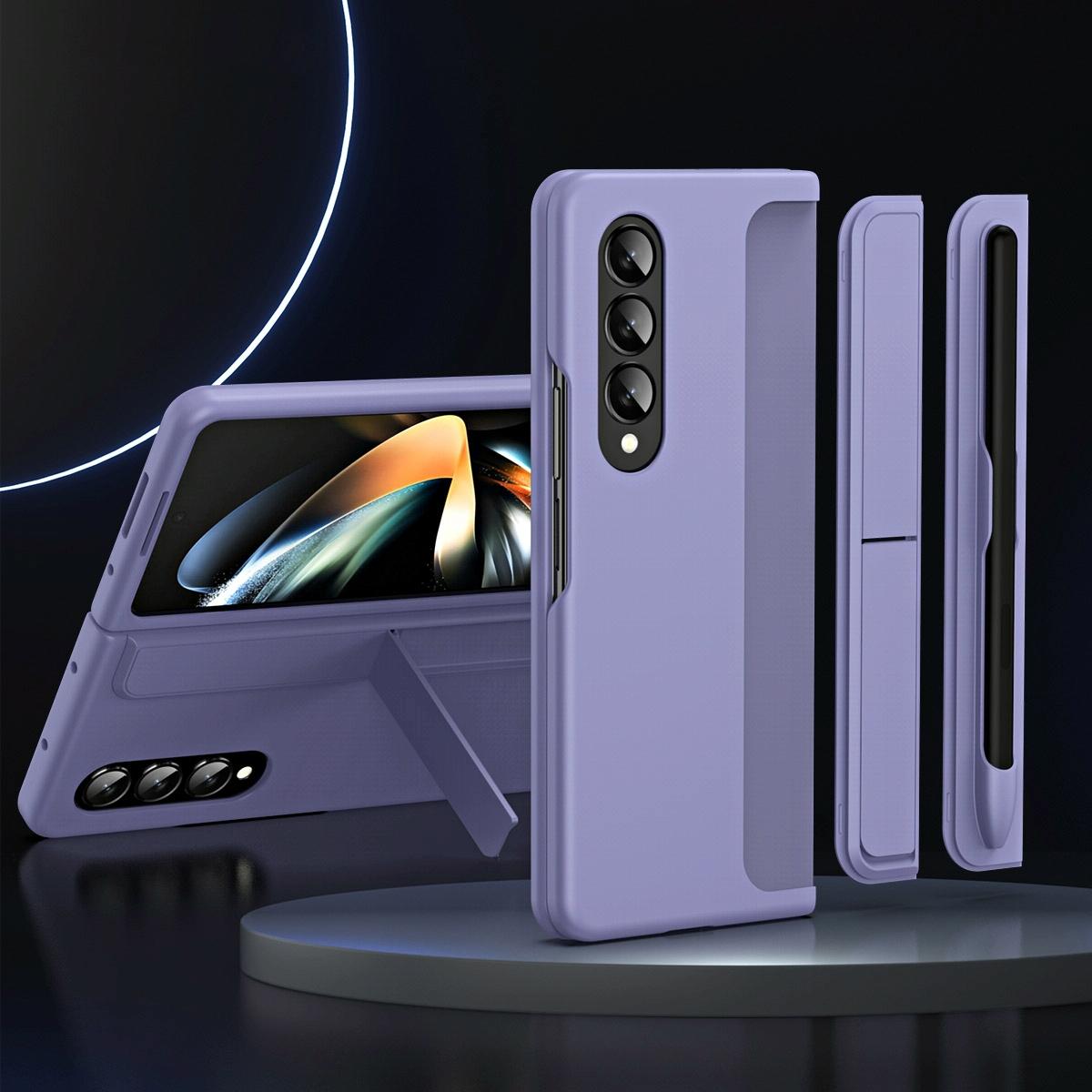 For Samsung Galaxy Z Fold4 5G Detachable Pen & Phone Case - 2 In 1 - Black 9