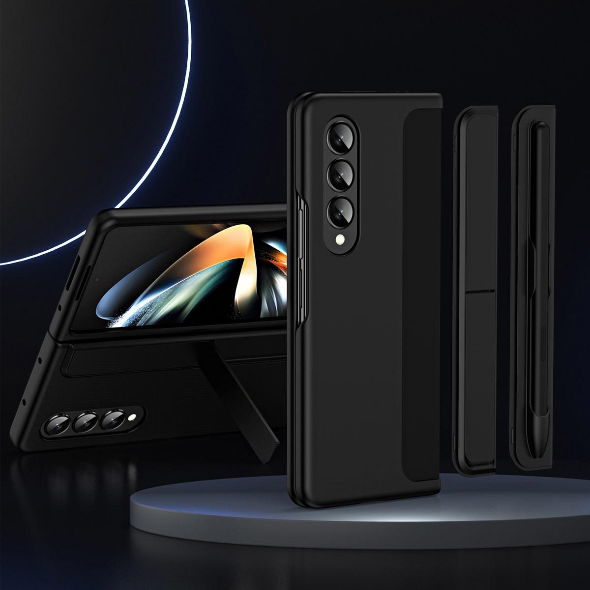 For Samsung Galaxy Z Fold4 5G Detachable Pen & Phone Case - 2 In 1 - Black 13