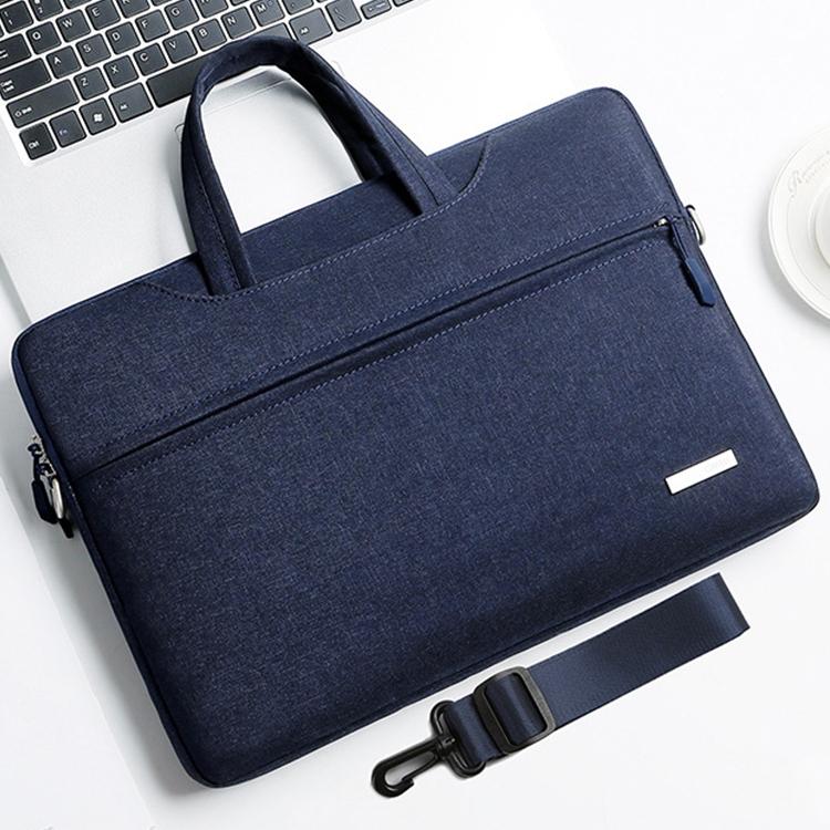 12 Inch Inner Bag with Shoulder Strap for Handbag or Laptop - Black 14