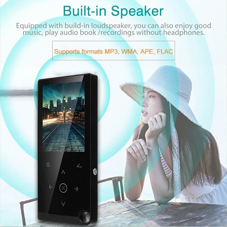 2.4 Inch Touch Mp4 / Mp3 Player 16Gb Memory E Book / Alarm / Timer No Bluetooth - Silver Grey 11