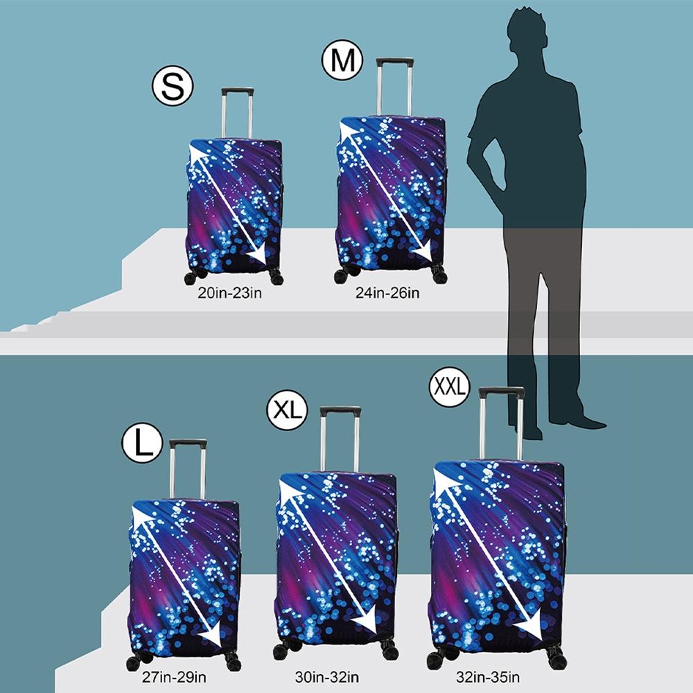 Thick Elastic Luggage Cover for Outdoor Travel - Fits 22-24 Inches - T-019 - L (22-24 Inches) 4