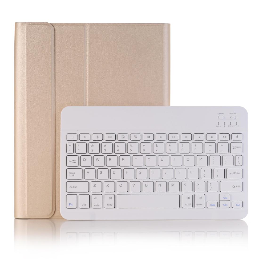 Ultra-Thin Bluetooth Keyboard Leather Case For Ipad Air / Pro 10.5 With Pen Slot & Holder - Dark Blue 10