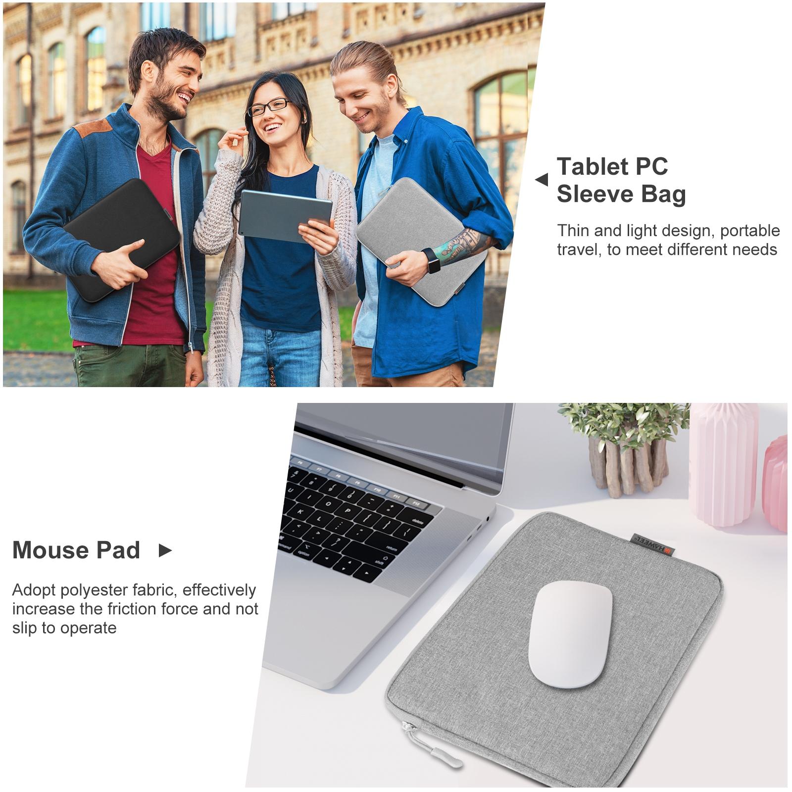11 Tablet Sleeve Briefcase for 9.7-11.0 Tablets - Zipper Closure - Dark Blue 8