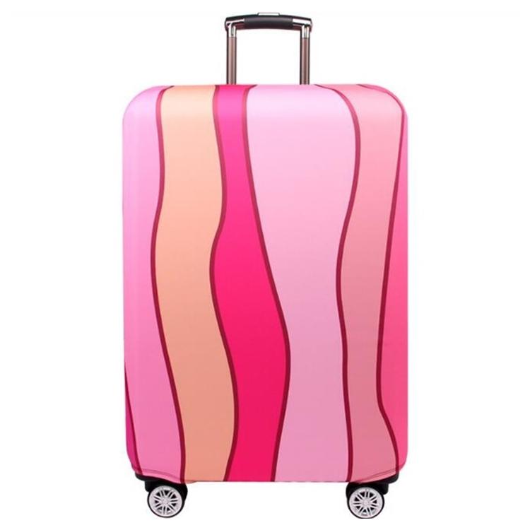 29-32 Inch Travel Suitcase Dust Covers - Elastic & Abrasion-resistant - Pink Ripple 3