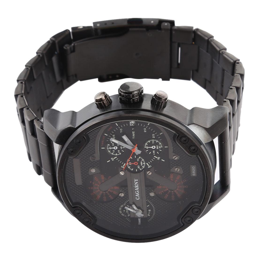 Large Dial Dual Time Zone Business Watch - Fashionable Quartz - Wa0024D 6
