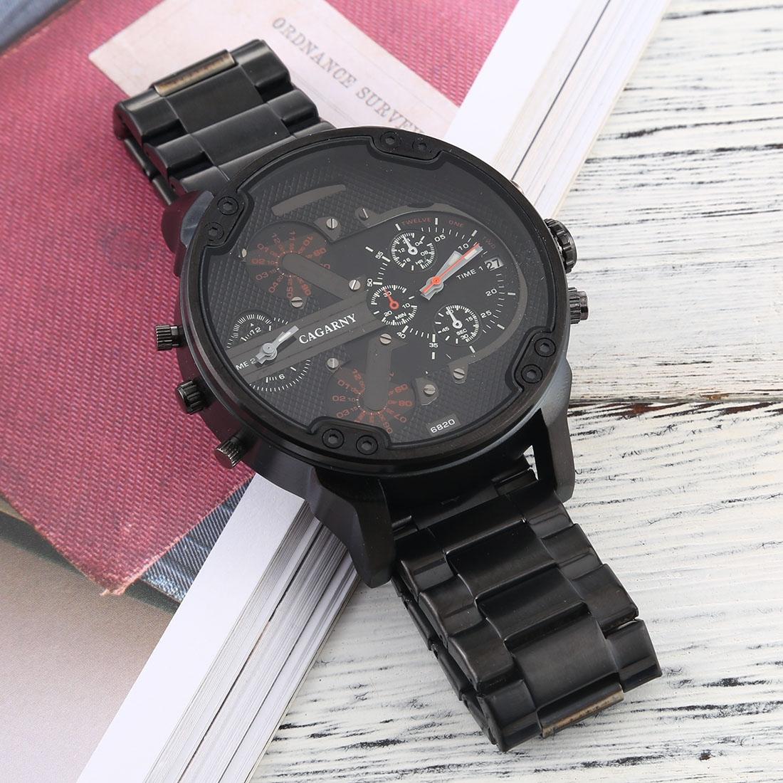 Large Dial Dual Time Zone Business Watch - Fashionable Quartz - Wa0024D 8