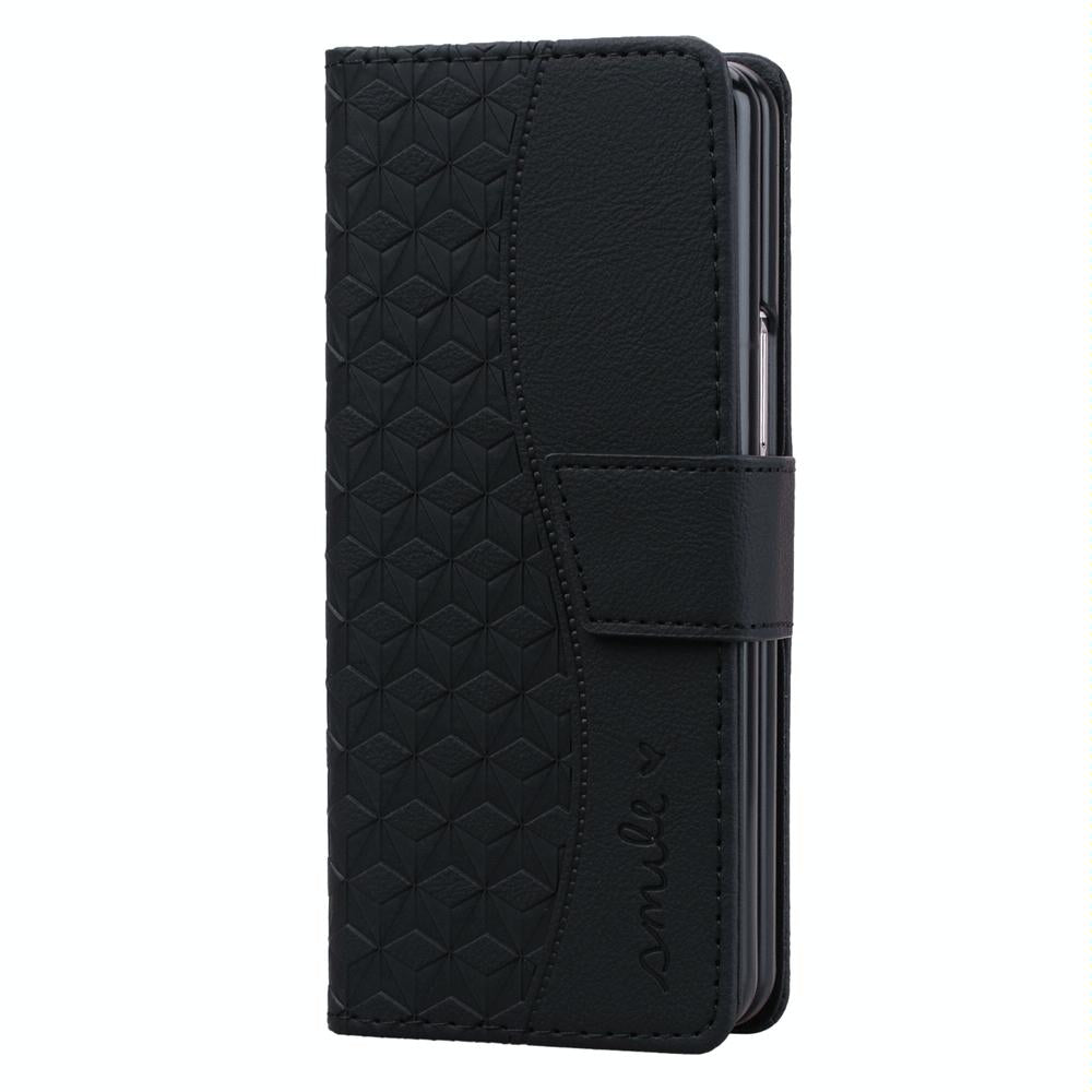 For Samsung Galaxy Z Fold4 5G Leather Phone Case With Diamond Buckle And Lanyard - Royal Blue 15