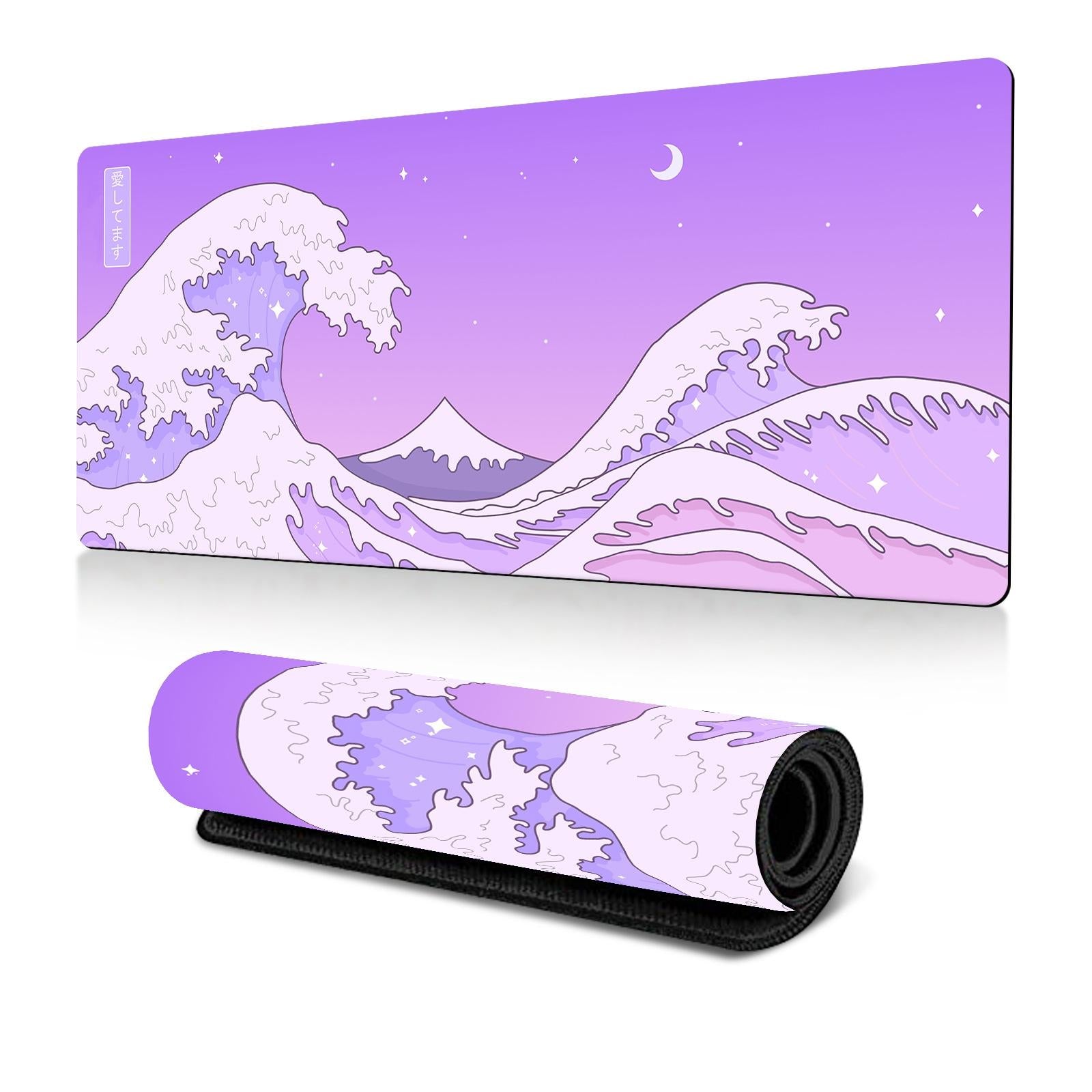 Non Slip Gaming Mouse Pad Big Wave Design - No.28 - 400X900X2Mm 13