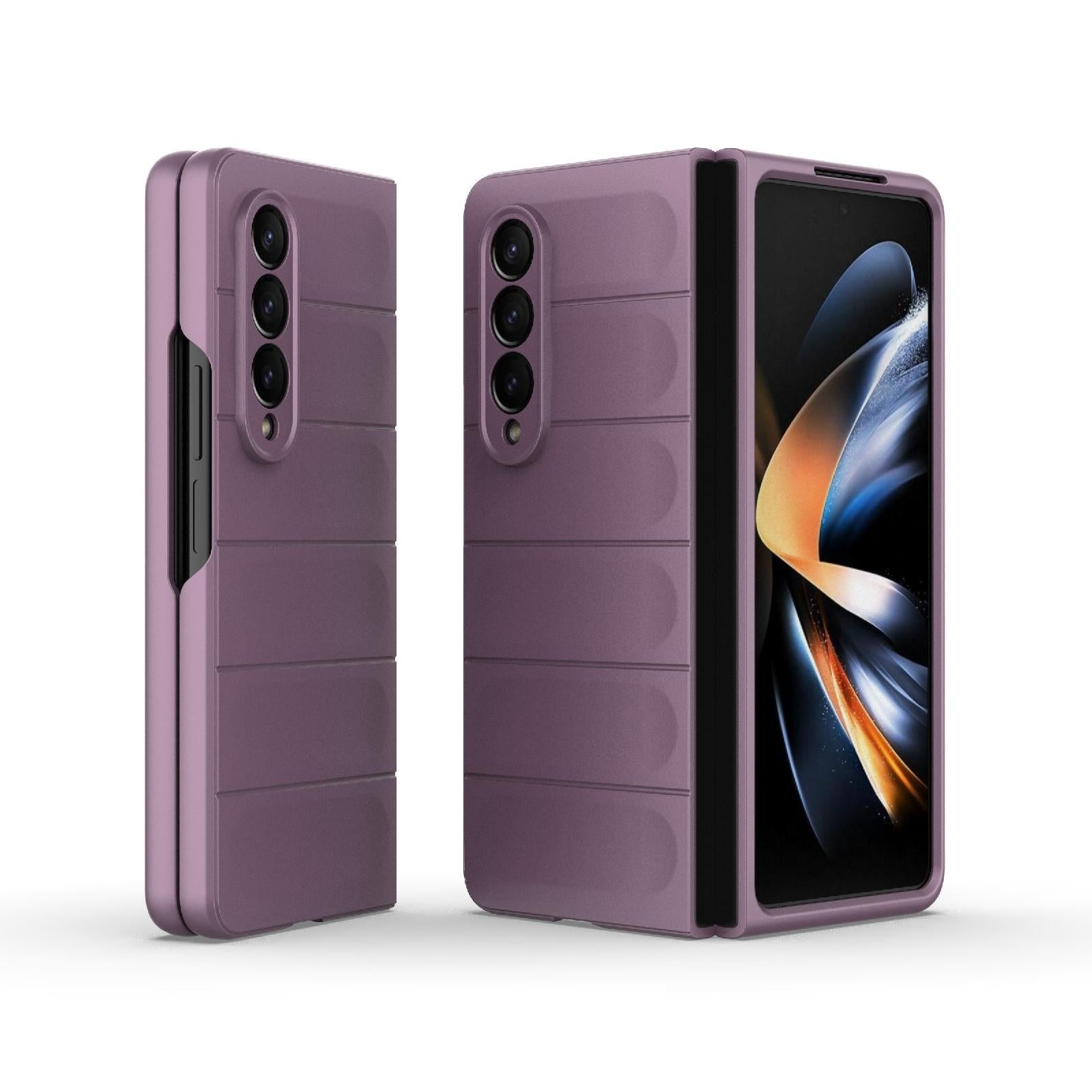 For Samsung Galaxy Z Fold4 5G Foldable Shockproof Phone Case with Magic Shield - Slim Design - Dark Green