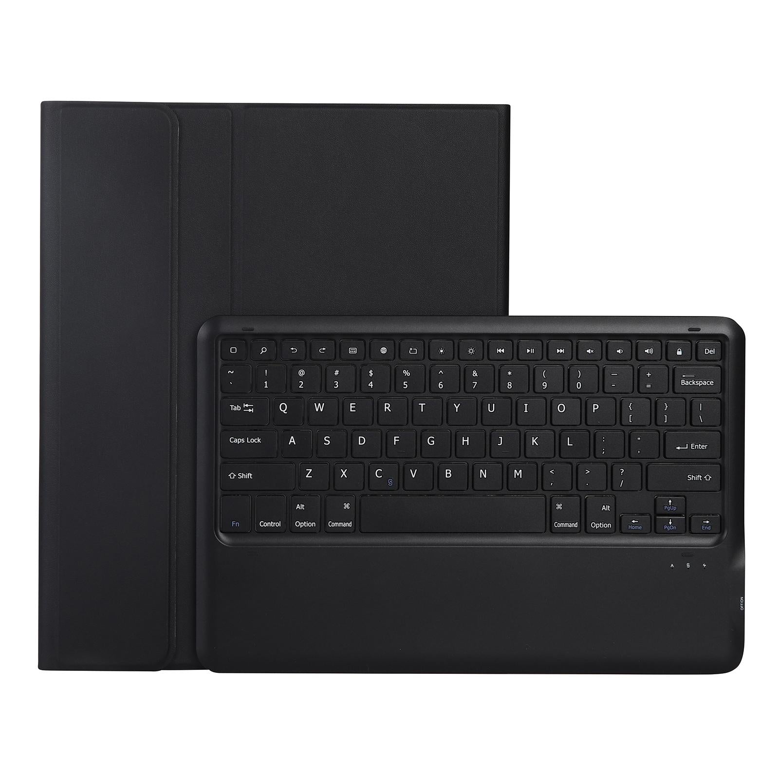Ultra-Thin Detachable Bluetooth Keyboard Leather Case For Ipad Pro 12.9 2018 With Pen Slot - Dark Blue 11