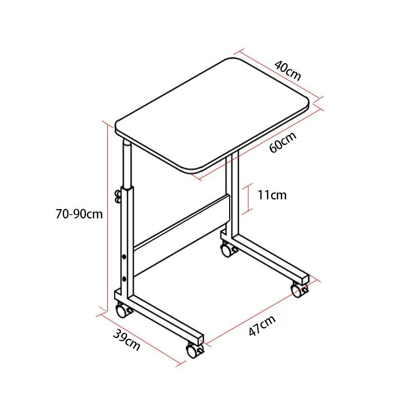 Portable Wood Laptop Desk - Removable & Bedside - Hc0227D 13