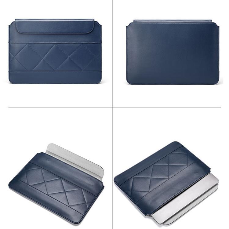 11-12 Inch Thin & Light Microfiber Leather Notebook Liner Bag for Computers - Gray 4