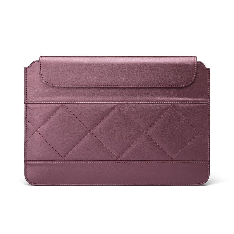 11-12 Inch Thin & Light Microfiber Leather Notebook Liner Bag for Computers - Gray 14