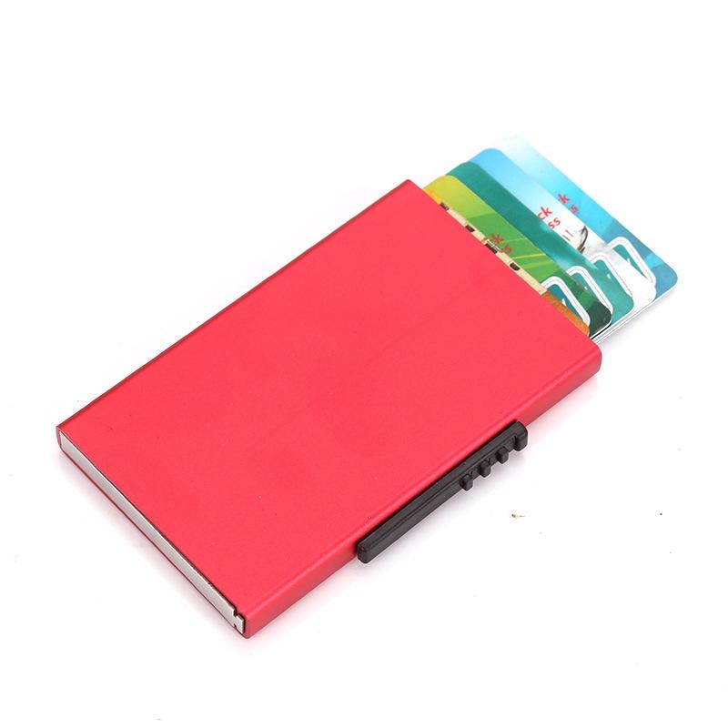 Aluminum Rfid Blocking Credit Card Holder - Silver 15