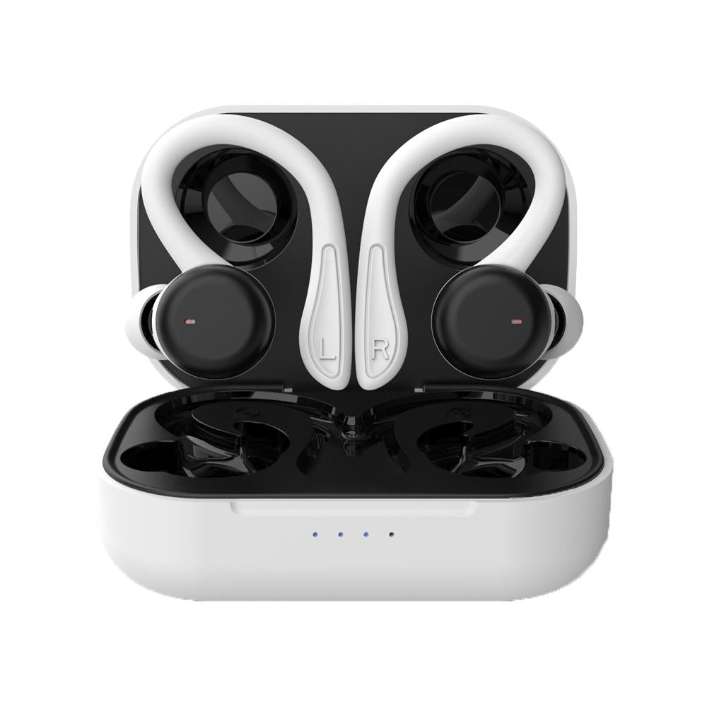 Waterproof t & g T40 Tws Bluetooth Earphones with Charging Box - White