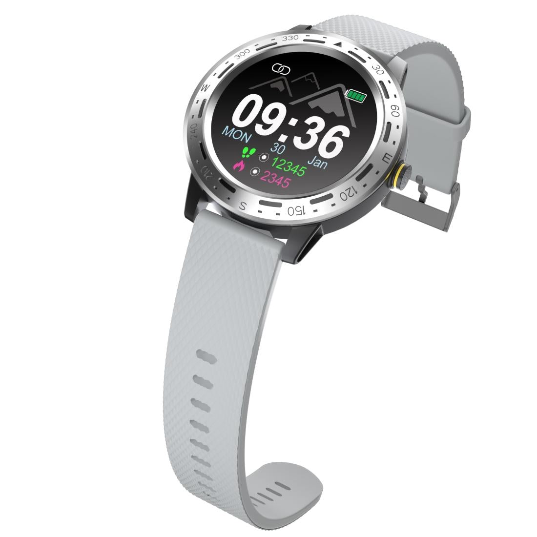1.3 Inch Tft Screen Ip67 Waterproof Smart Watch Bracelet Support Sleep Monitor / Heart Rate Monitor / Blood Pressure Monitoring - Silver Grey 3