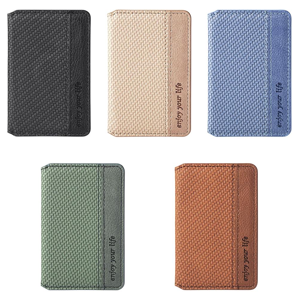 Universal Phone Card Holder With Bracket Multifunctional - Brown 4