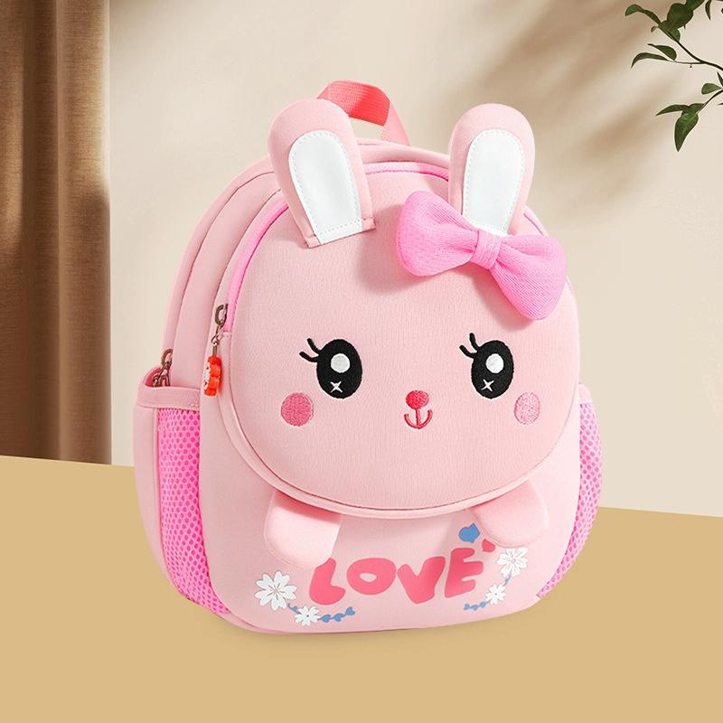 Kids' Cartoon Anti-lost Backpack - Colourful Design - Pig Pig Duck 14