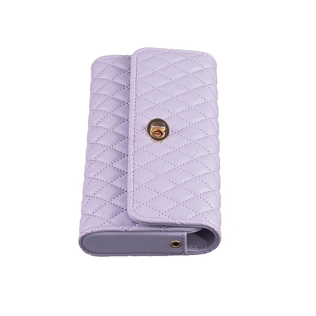 Horizontal Pu Crossbody Shoulder Bag - Pink 4