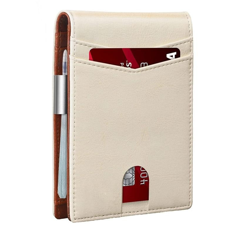 Rfid-protected Leather Credit Card Wallet - Secure & Stylish - Black 10
