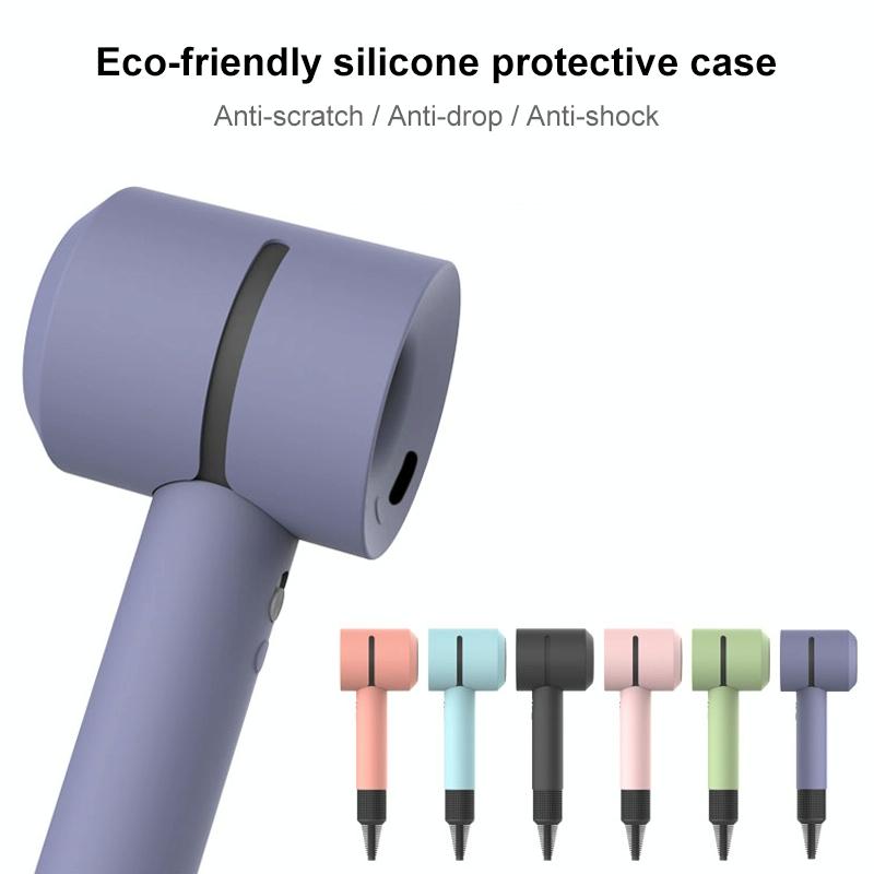 Shockproof Silicone Case For Dyson Hairdryer - Sky Blue 4