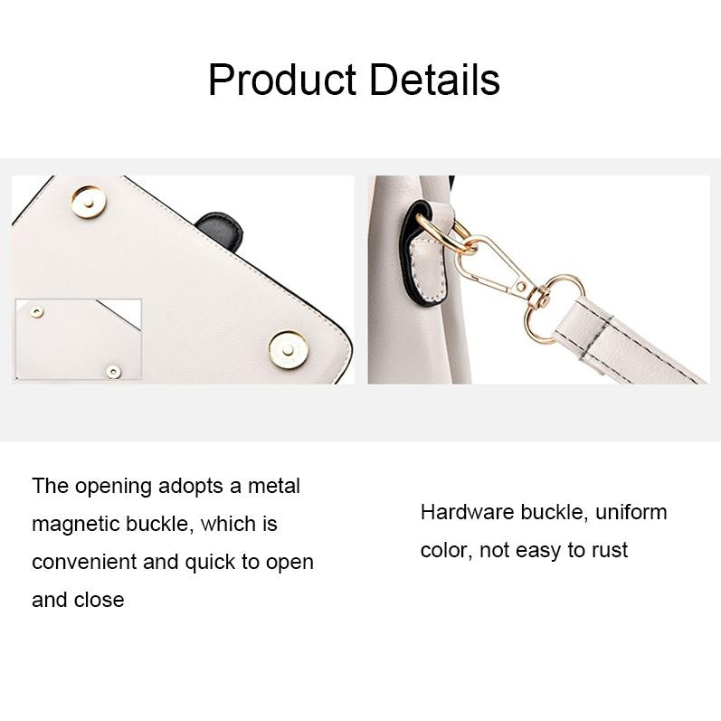 Versatile Small Square Handbag For Women - Rice Gray 6