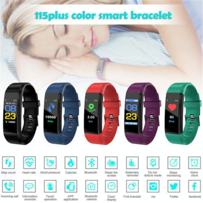 Smart Oled Fitness Tracker With Pedometer - Blue 4