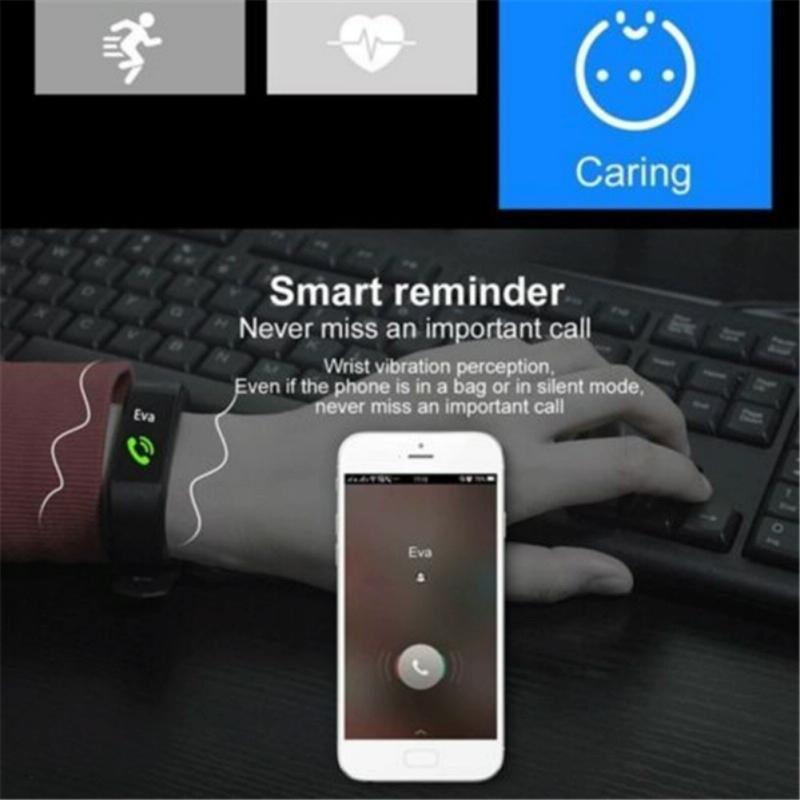 Smart Oled Fitness Tracker With Pedometer - Blue 7