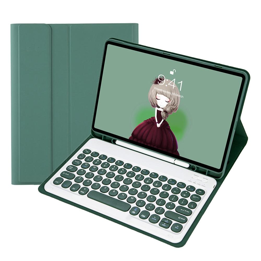 Detachable Bluetooth Keyboard Leather Case For Ipad Air 4 / 5 - Candy Colour Skin Texture - 10.9 Inch - For Ipad Air 4 10.9 2020 / Air 5 10.9 2022 13