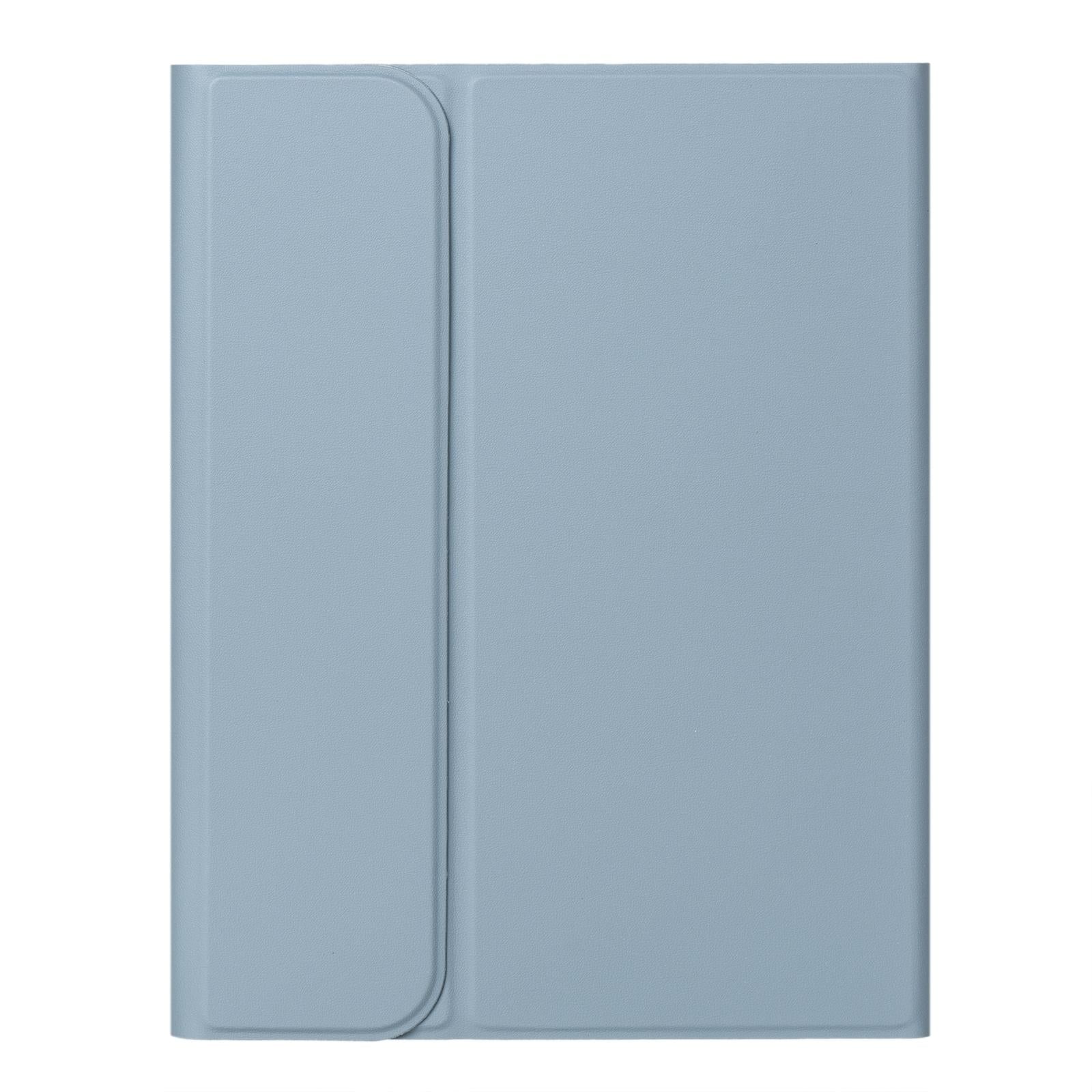 10.9 Ipad 10Th Gen 2022 Backlit Keyboard Case With Pen Slot - Bluetooth Leather - Light Blue 3