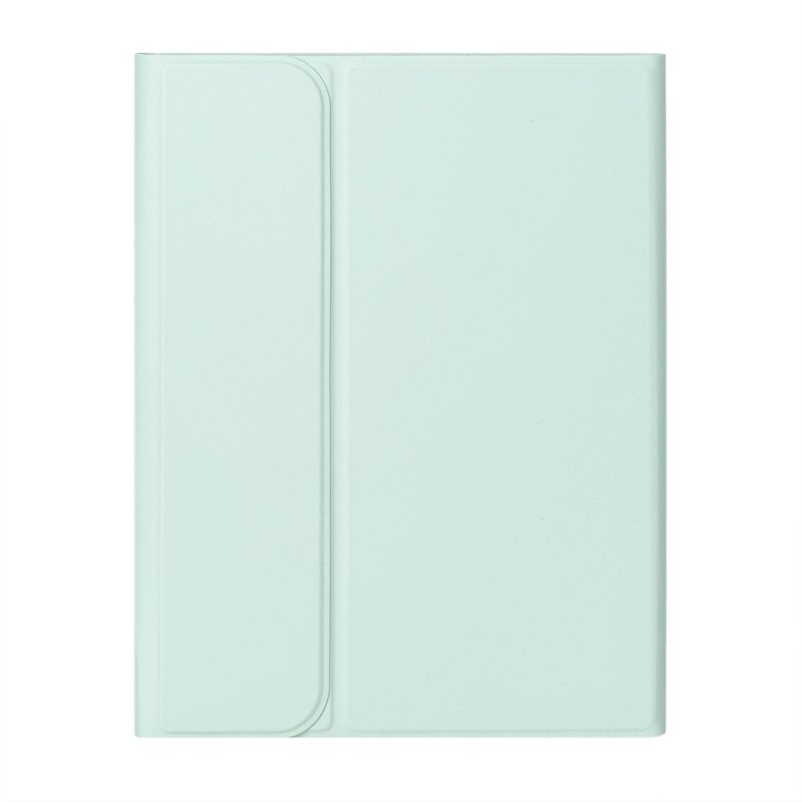 10.9 Ipad 10Th Gen 2022 Backlit Keyboard Case With Pen Slot - Bluetooth Leather - Light Blue 10