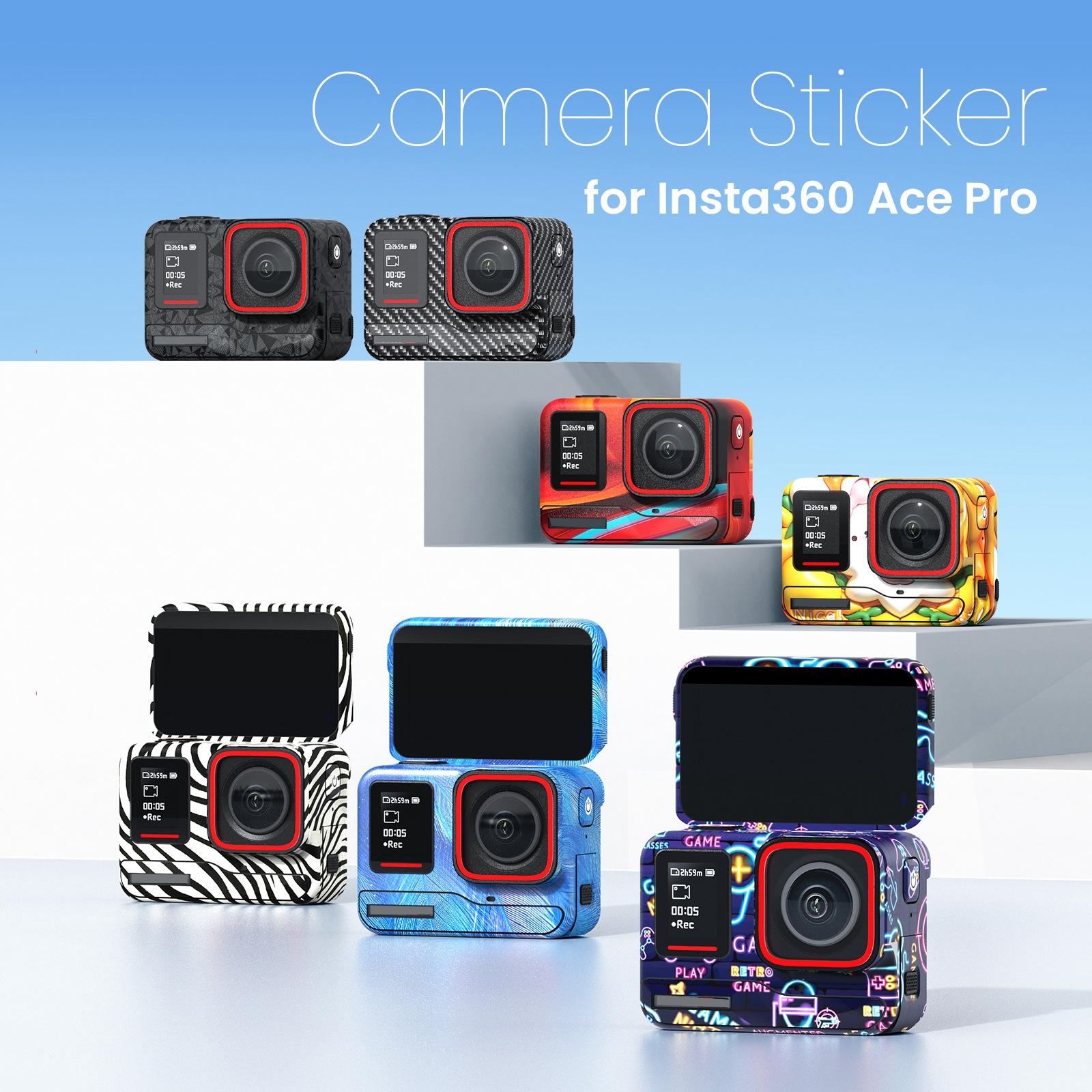 Sports Camera Accessories for Insta360 Ace Pro - Amagisn Body Sticker - Neon 5