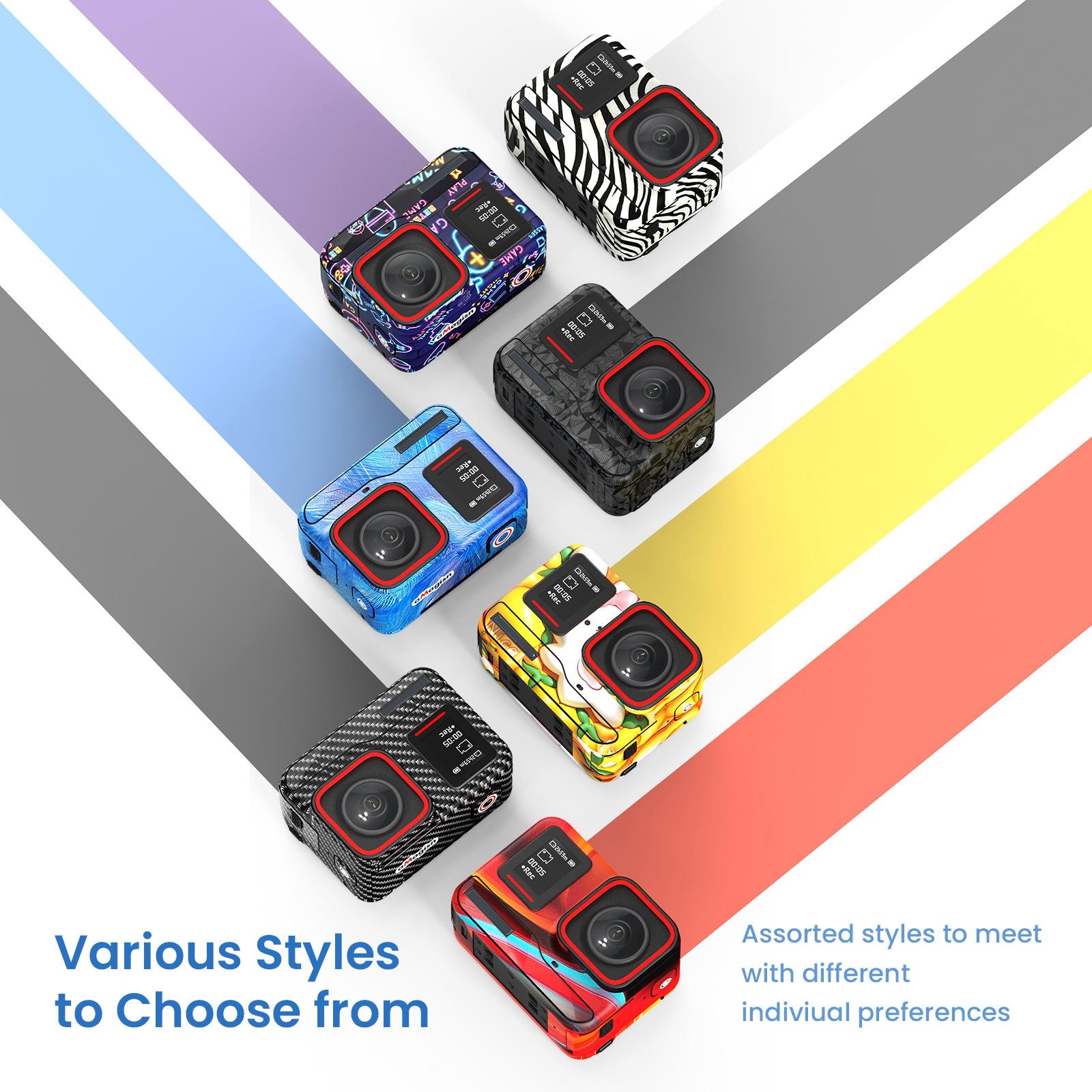 Sports Camera Accessories for Insta360 Ace Pro - Amagisn Body Sticker - Neon 11