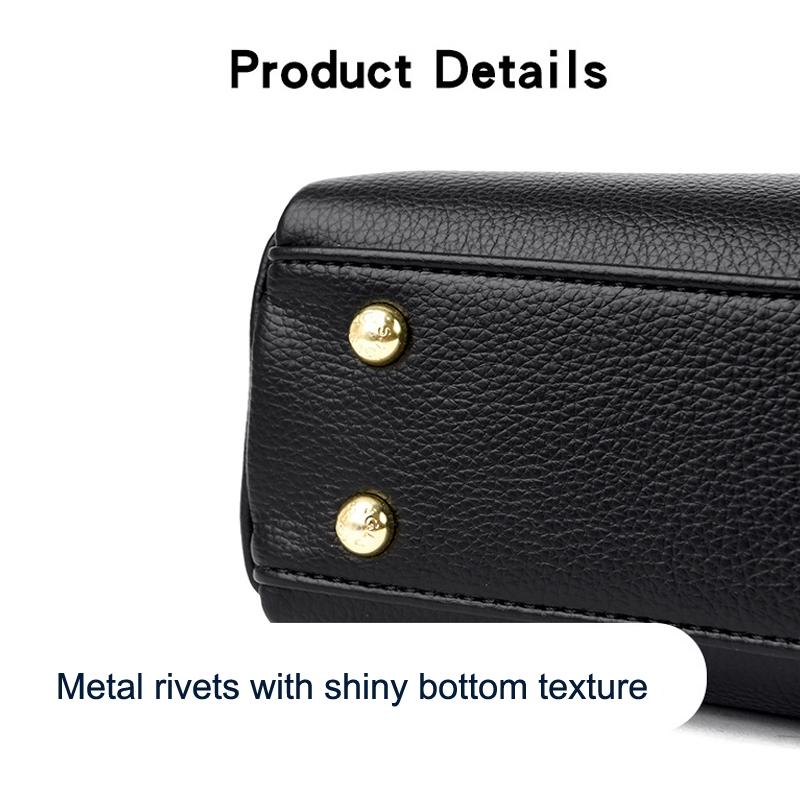 Spacious Women Shoulder Bag For Commuting - Black 6