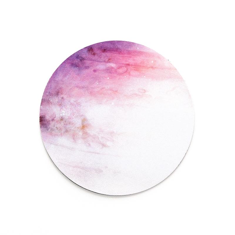 5 Piece Round Rubber Mouse Pad Set - Mars 8