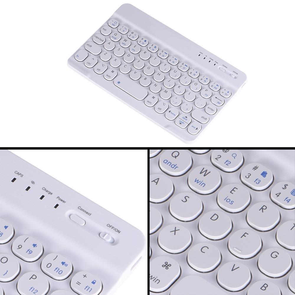 Detachable Bluetooth Keyboard Leather Case For Ipad Mini 6 With Holder - Mint Green 4