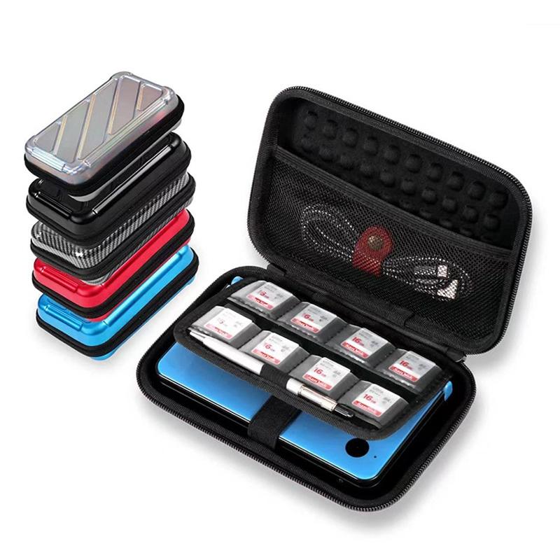 Versatile Hard Disk Case for Nintendo 3ds - Eva Material - Carbon Fiber 9