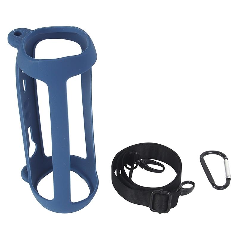 Silicone Protective Case for Jbl Flip6 Bluetooth Speaker - Dark Blue