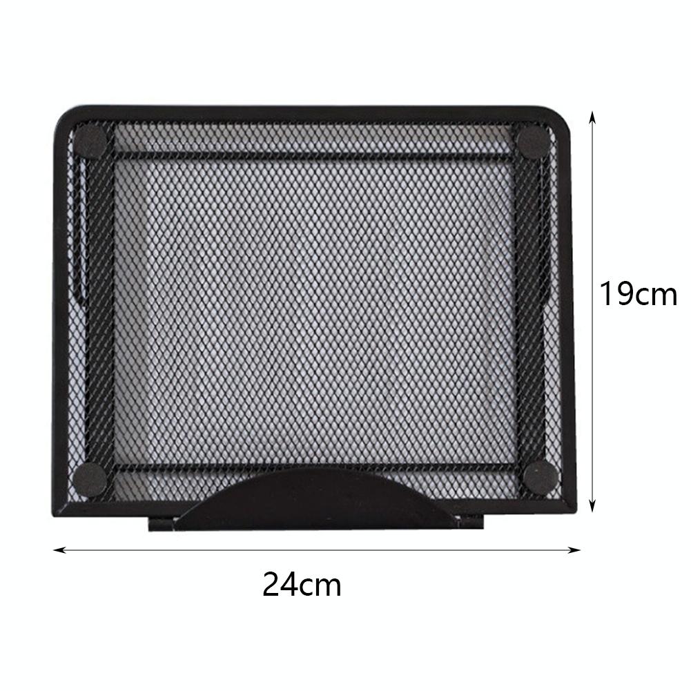 Adjustable Folding Metal Mesh Desktop Cooler - Silver Gray 14