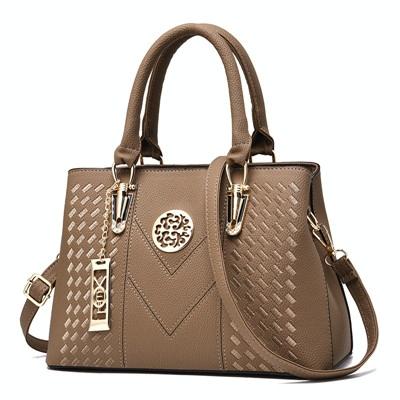 Women Leather Messenger Handbag - Stylish and Functional - Purple 8