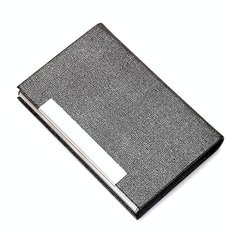 Stainless Steel Card Holder Sleek Business Accessory - White 9