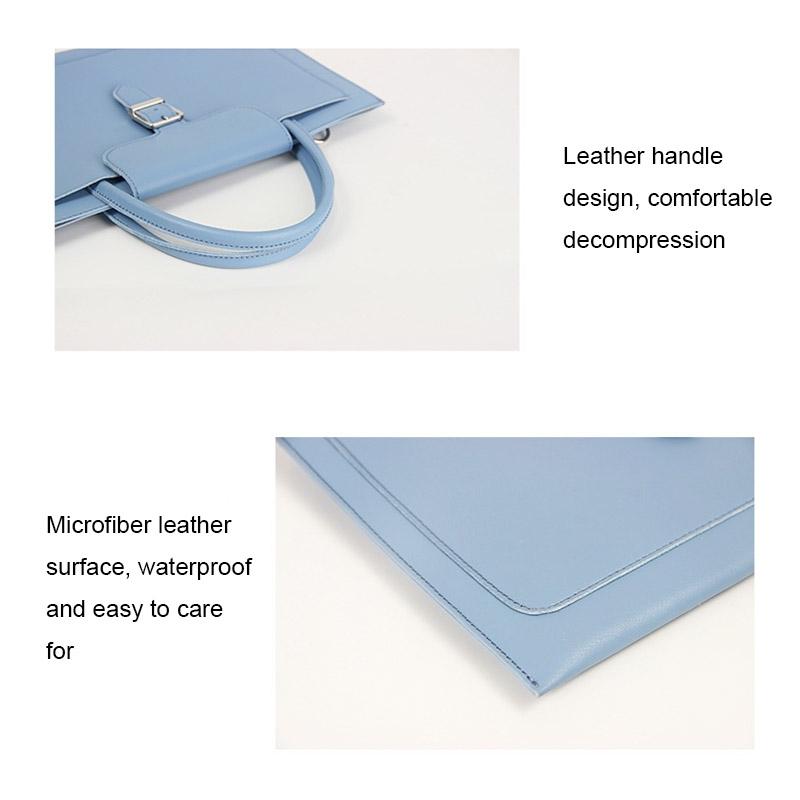 Waterproof Laptop Bag with Power Pack - 13 Inches Portable - Mint Green 7