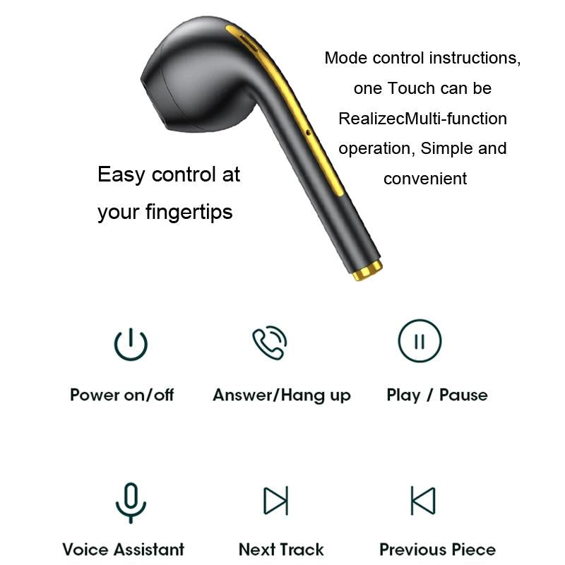 Wireless Sport Bluetooth Headphones with Led Display and Noise Reduction - Blue 11
